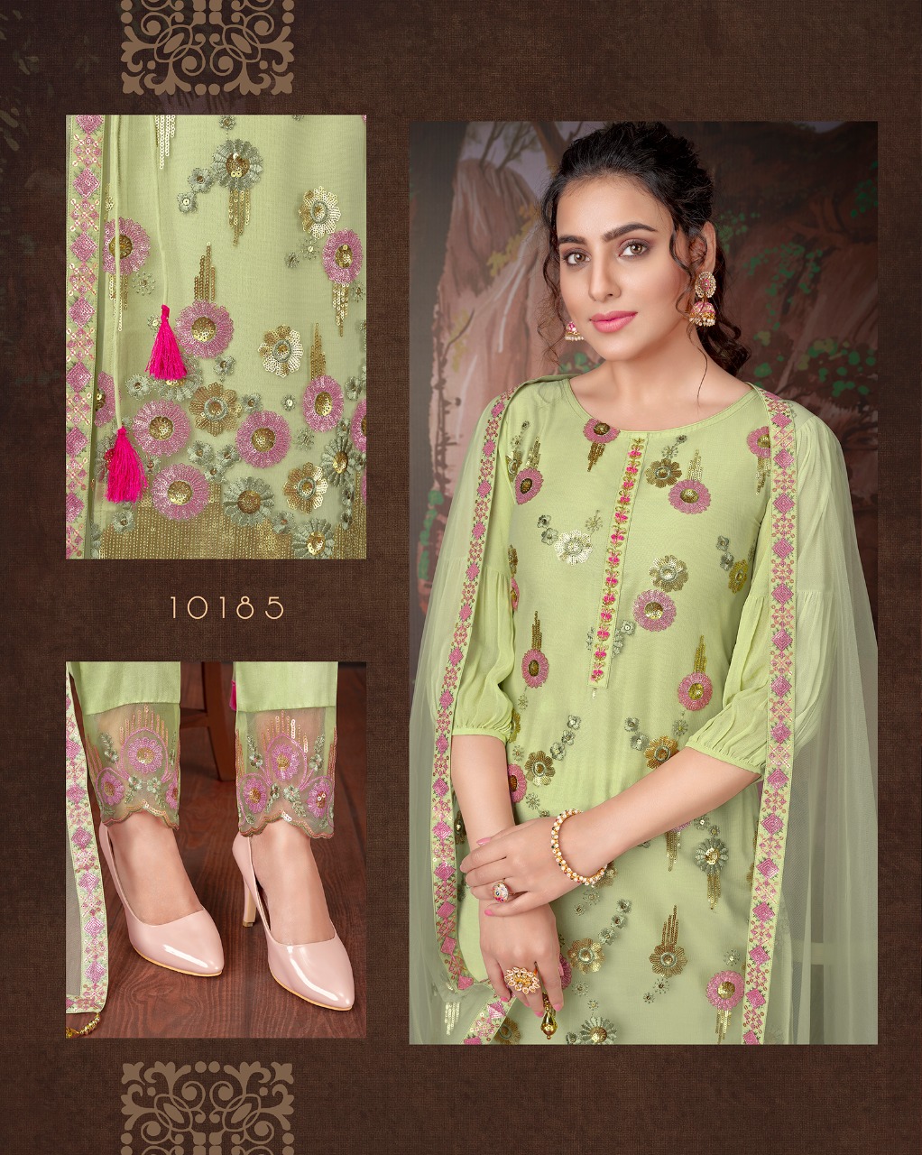Merina Lily Lali Readymade Pant Style Suits Manufacturer Wholesaler